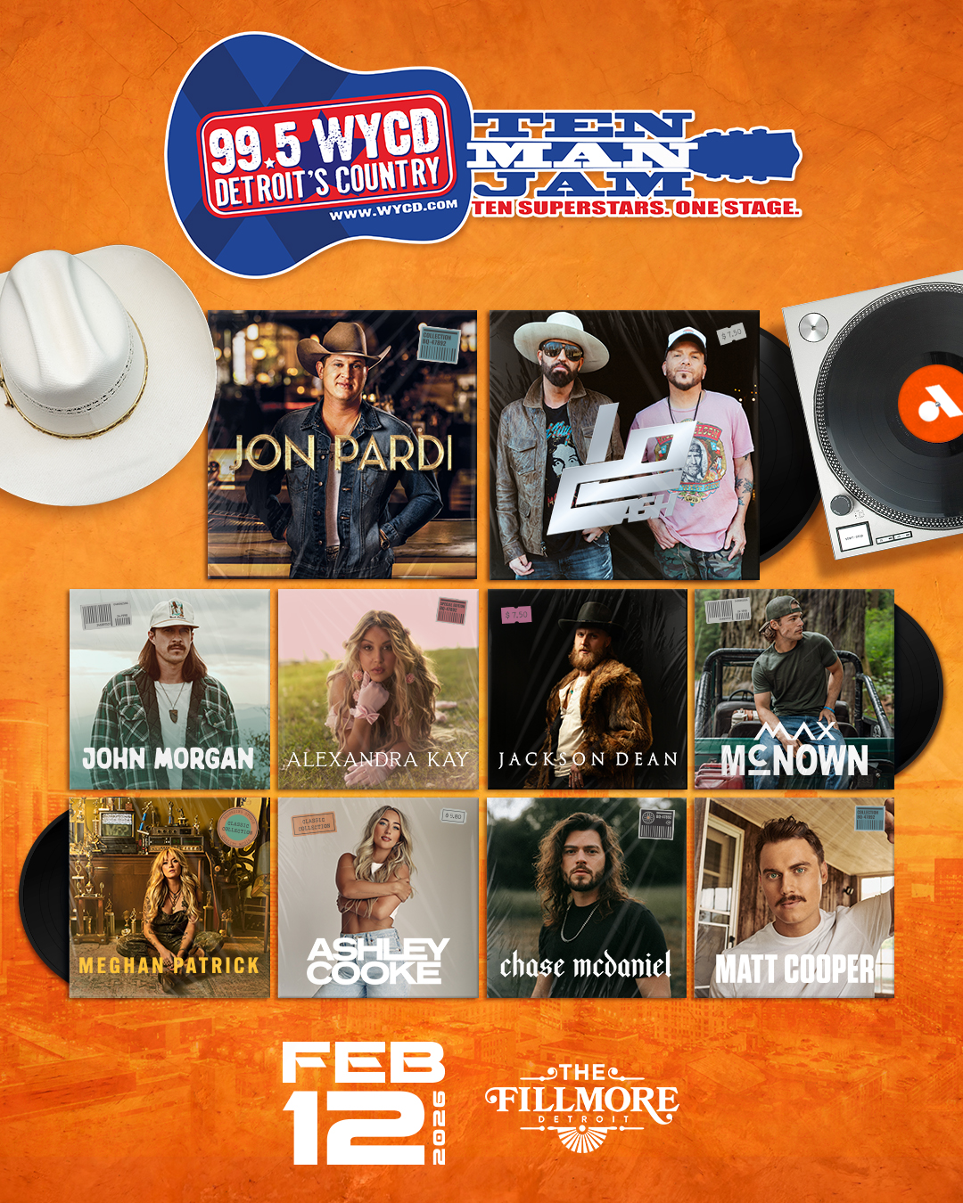 Max McNown WYCD Festival Tour Poster 2026